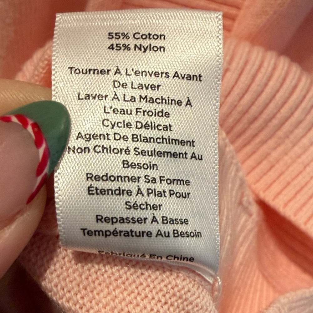 Talbots Light Pink Blouse with Gold Buttons - Picture 8 of 8
